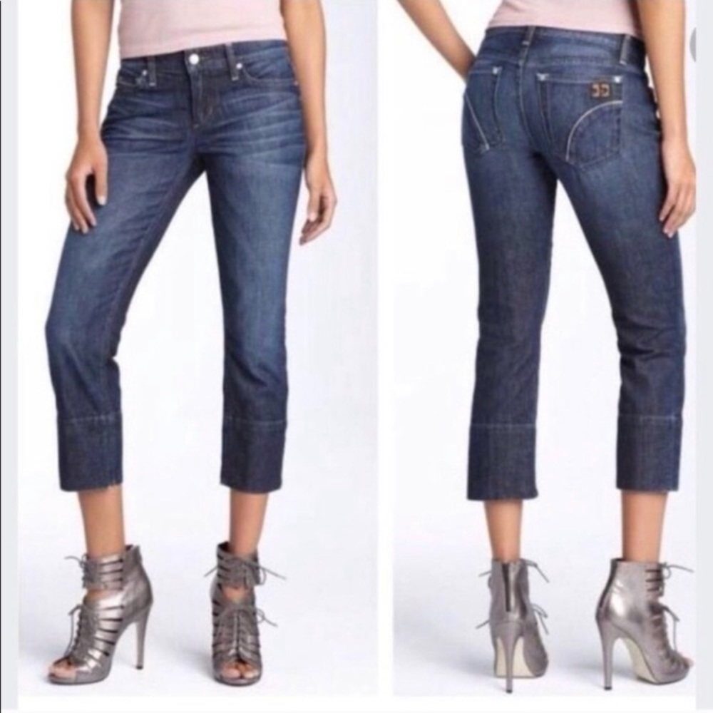 Joes Jeans Socialite Kicker Miranda Wash Sz 24 Pants Capri Cropped